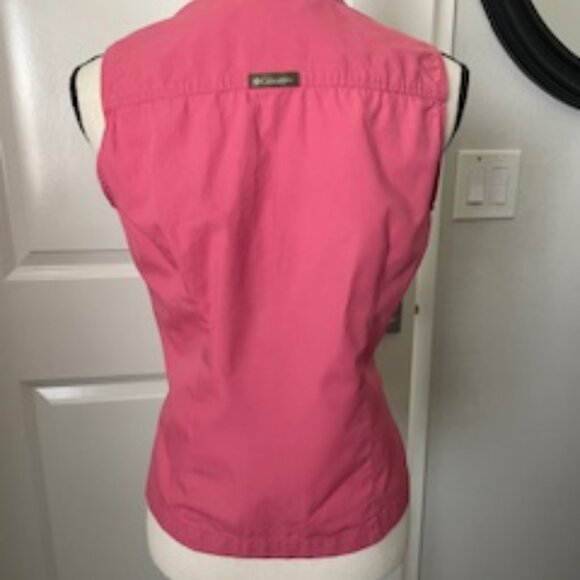 Columbia Button Down Vest Shirt - Picture 3 of 6